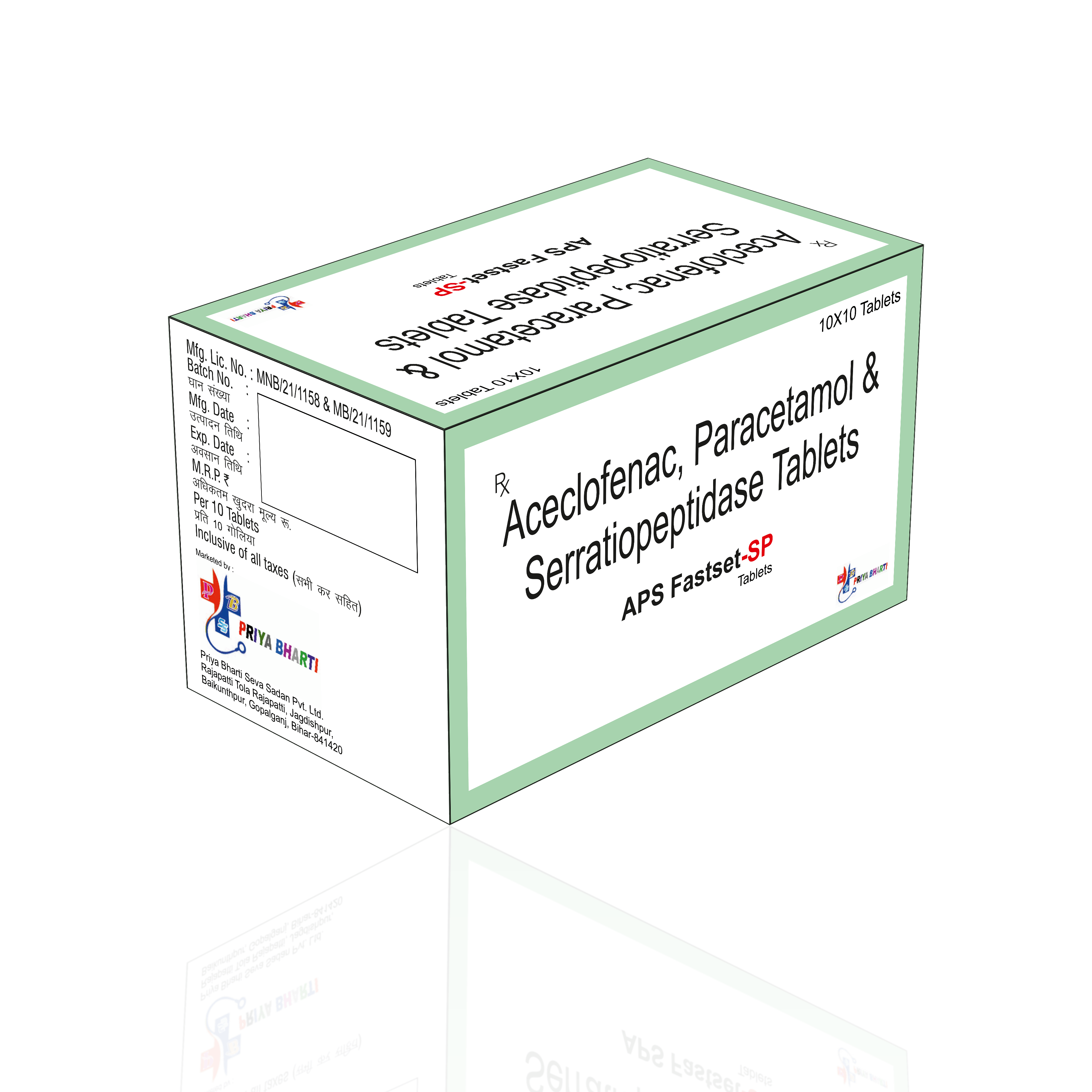 APS Fastset-SP Tablets